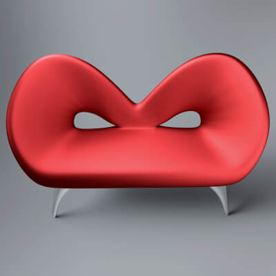 AQ3D Master Sofa 80
