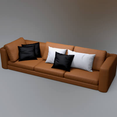 AQ3D Master Sofa 82