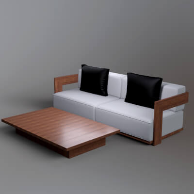 AQ3D Master Sofa 91