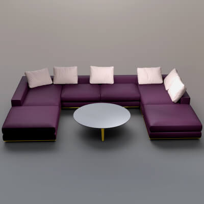 AQ3D Master Sofa 92