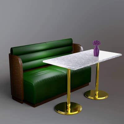 AQ3D Master Sofa and Table