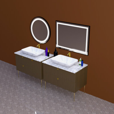 AQ3D Master Wash Basin