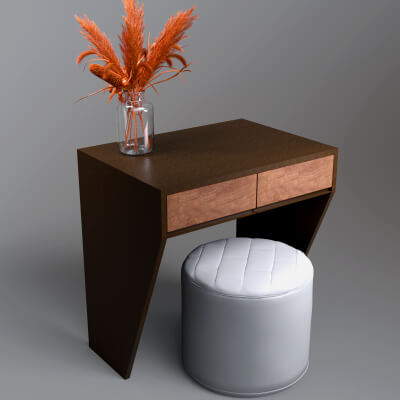 AQ3D Mini Dressing Table