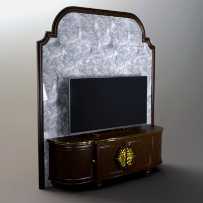 AQ3D Modern TV Wall 5
