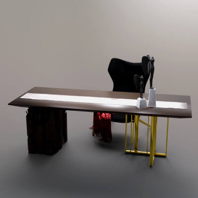 AQ3D Office Work Table 2
