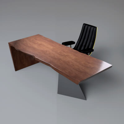 AQ3D Office Work Table and Chair 14