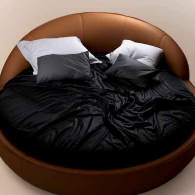 AQ3D Round Bed