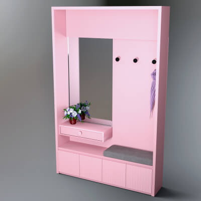 AQ3D Shoes Cabinet