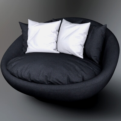 AQ3D Single Sofa 5