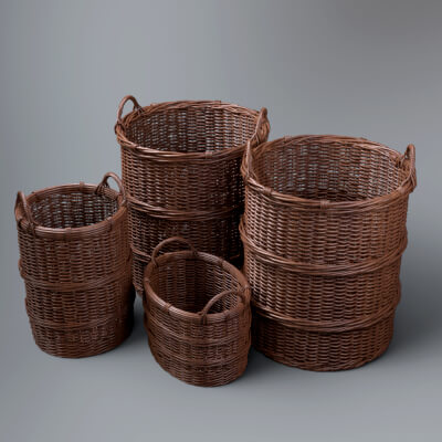 AQ3D Unique Rattan Basket