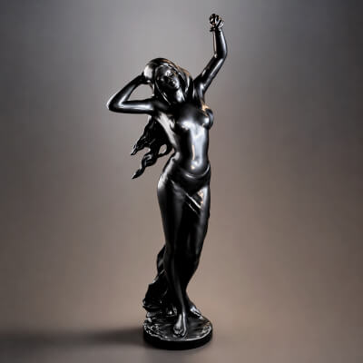 Elegant Female Figure Sculpture 3D Model AQ3D by AQ3D