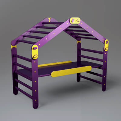 Kids Playground Climber 3D Model AQ3D by AQ3D