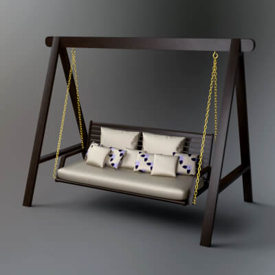 Luxury Garden Swing Bench AQ3D by AQ3D