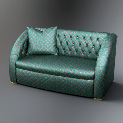Luxury Sofa 3D Model AQ3D