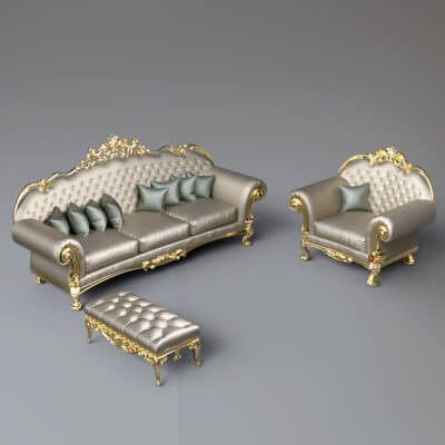 Luxury Victorian Sofa Set Royal Carved Living Room Furnitur