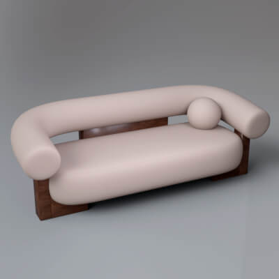 Modern 3D Sofa Design AQ3D