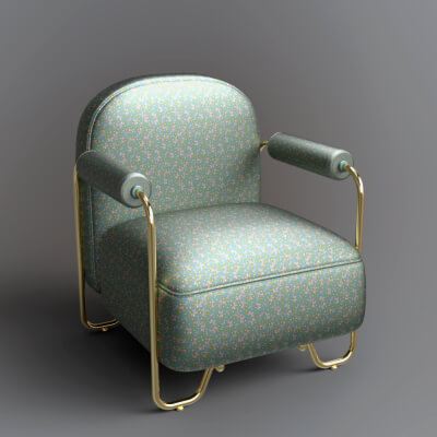 Modern Accent Lounge Chair 3D Model AQ3D by AQ3D