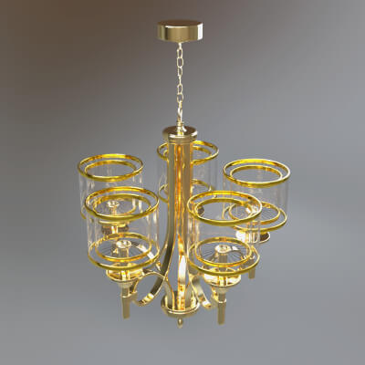 Modern Ceiling Chandelier AQ3D by AQ3D