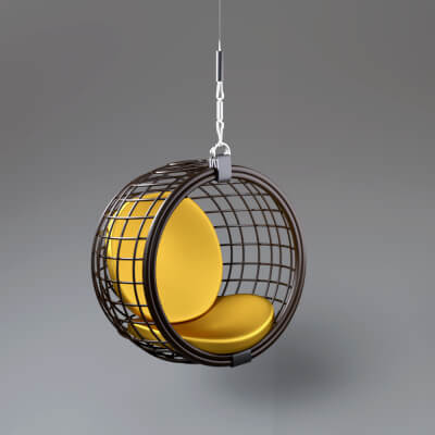Modern Hanging Chair 3D Model AQ3D by AQ3D