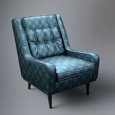 Modern Lounge Chair 3D Model AQ3D by AQ3D