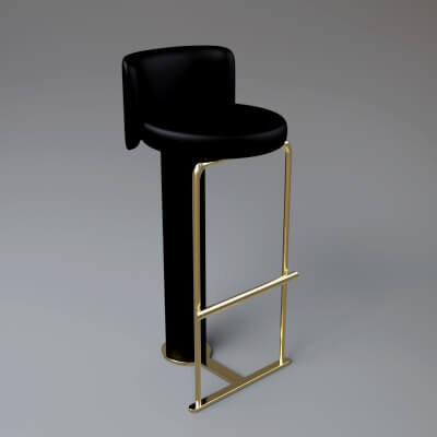 Modern Luxury Bar Stool AQ3D by AQ3D