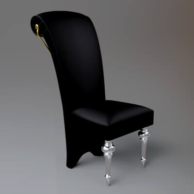Modern Luxury Chair 3D Model AQ3D