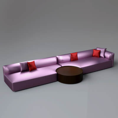 Modern Luxury Sofa 3D Model AQ3D by AQ3D