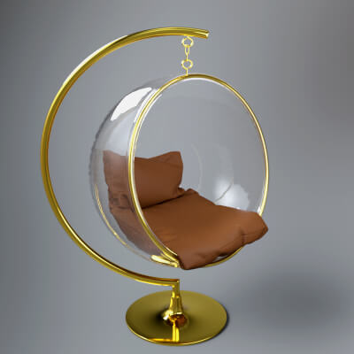 Modern Luxury Swing Chair AQ3D