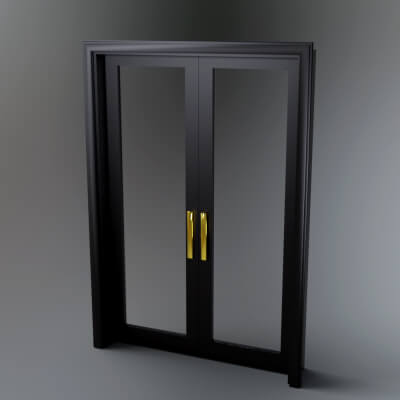 Modern Main Double Door AQ3D by AQ3D