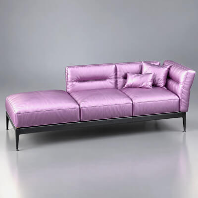 Modern Modular Sofa 3D Model AQ3D by AQ3D