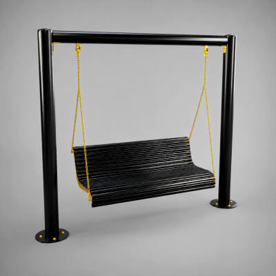 Modern Outdoor Swing Bench 3D Model AQ3D by AQ3D