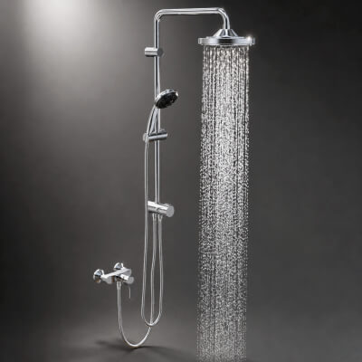Modern Shower Set 3D Model AQ3D