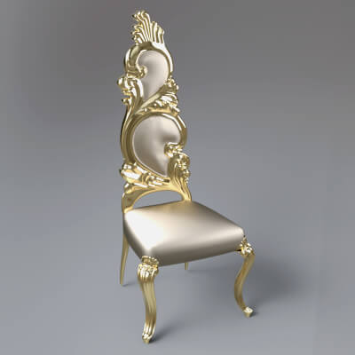 Modern Single Chair 3D Model AQ3D