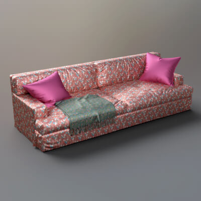 Modern Sofa 3D Model AQ3D by AQ3D
