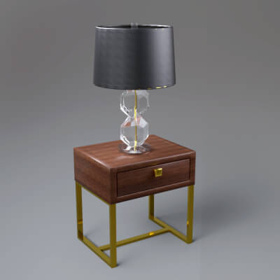 Modern Wooden Side Table AQ3D by AQ3D