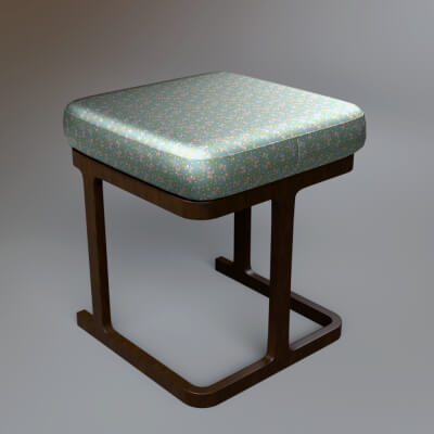 Modern Wooden Stool AQ3D by AQ3D