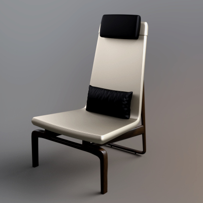 Realistic Modern Chair 3D Model AQ3D by AQ3D