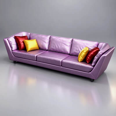 Stylish Sofa 3D Model AQ3D by AQ3D