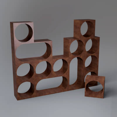 Wooden Cabinet Design AQ3D