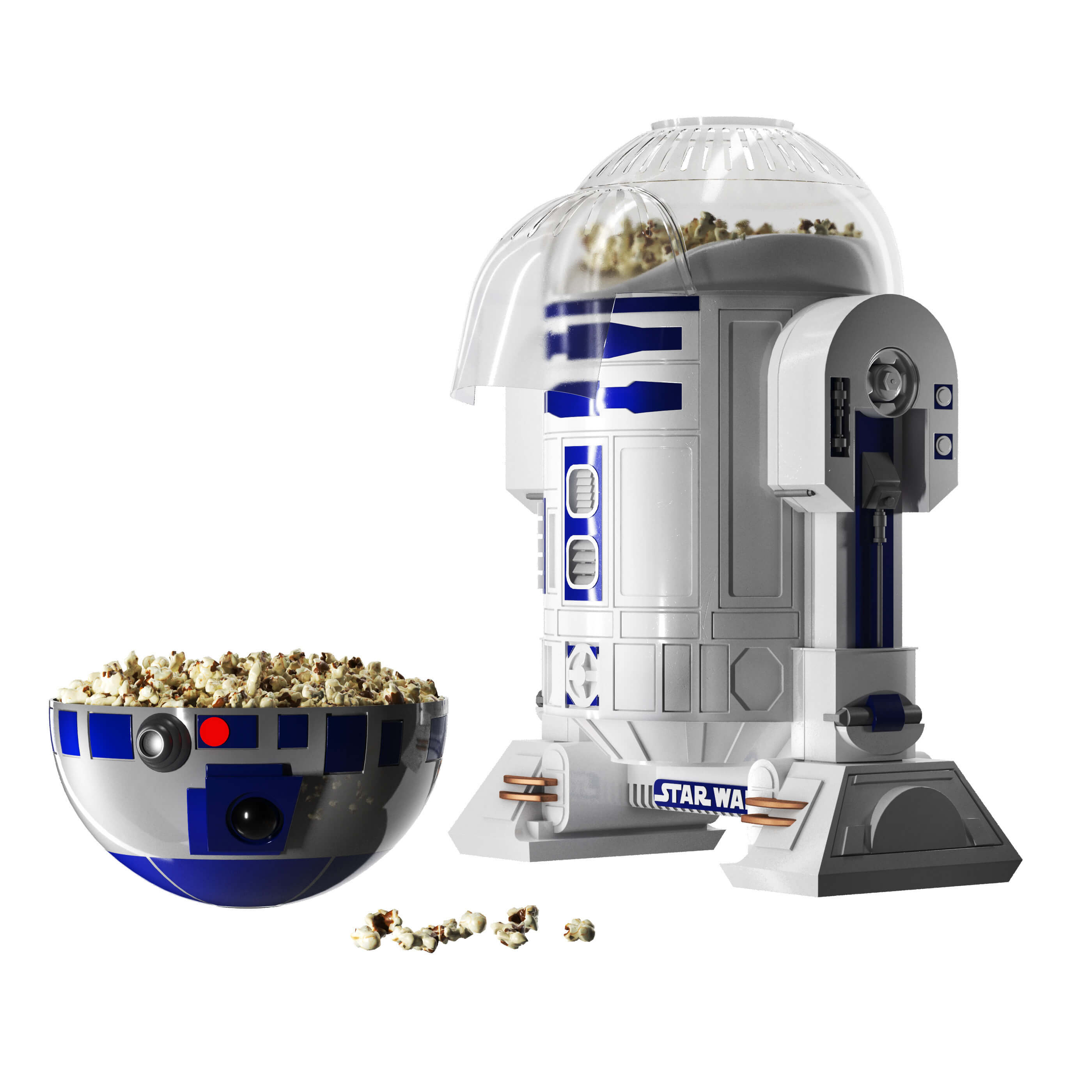 Star Wars R2D2 Popcorn Maker by Williams Sonoma 3D Model by Archidizer