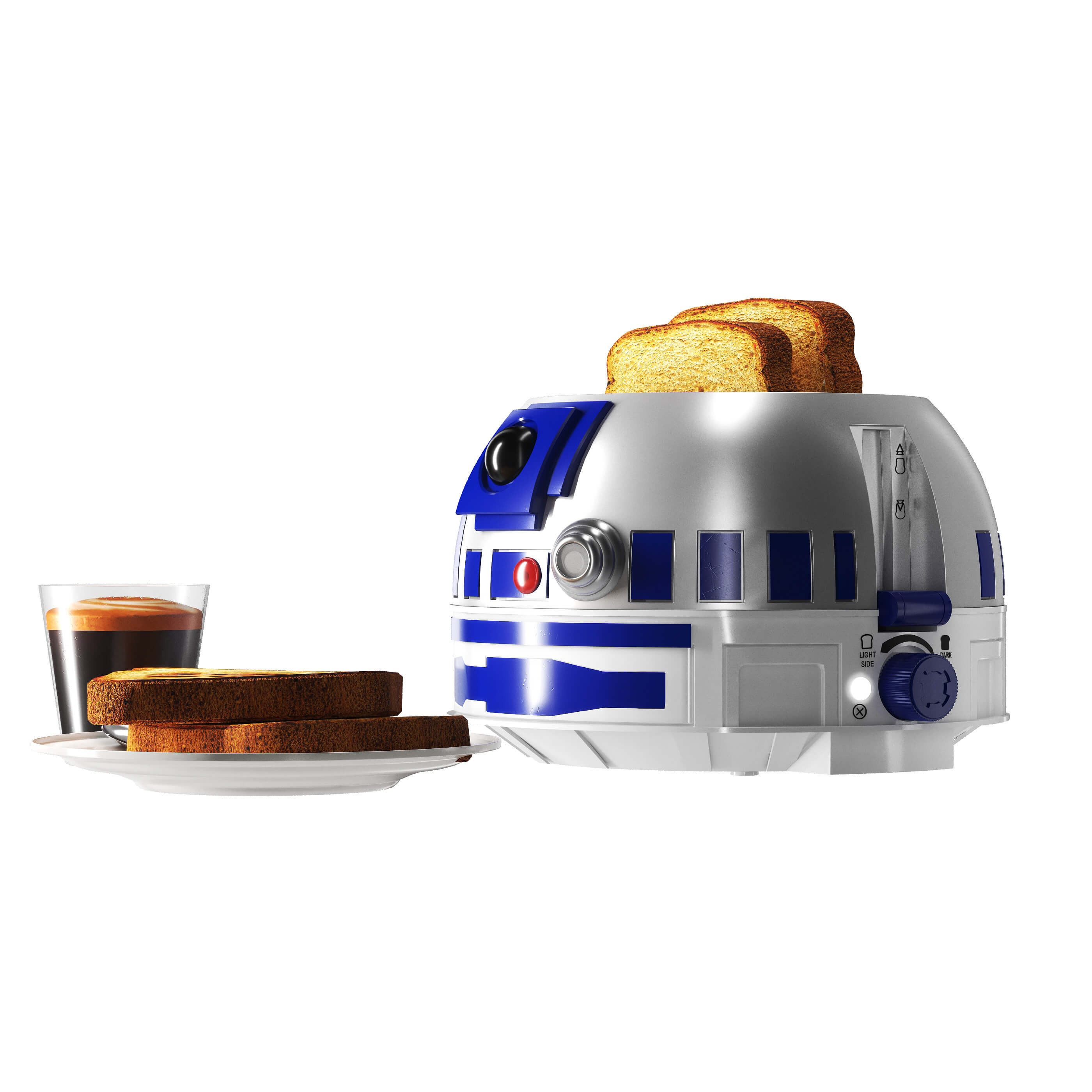 Star Wars R2D2 Toaster by Williams Sonoma 3D Model by Archidizer