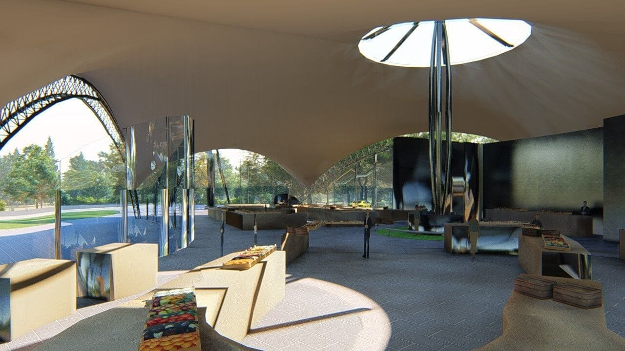 Futuristic Event Pavilion - 3D Model by Architect Craft
