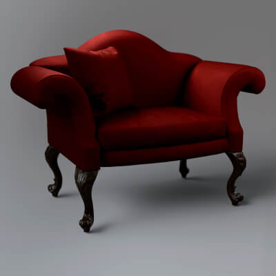 A3S H-Arm Chair by Architect3DStudio