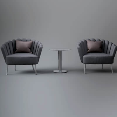 A3S H-Chair 3 by Architect3DStudio