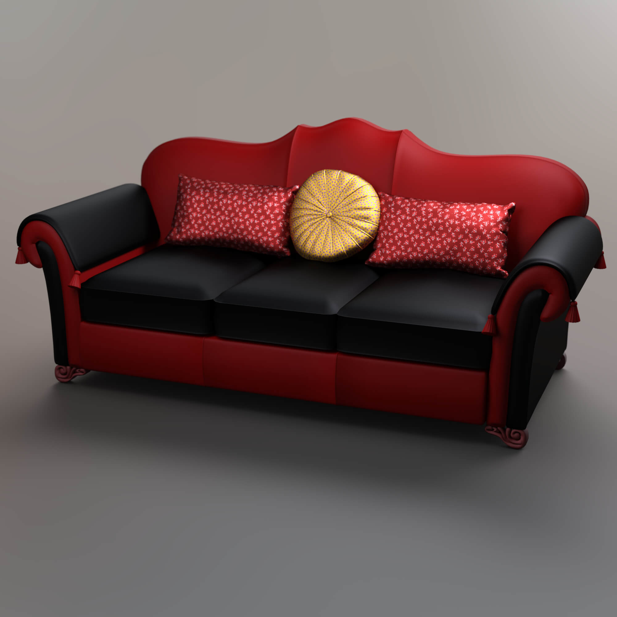 A3S HClassic Sofa & Table Daz Content by Architect3DStudio