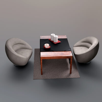 A3S H-Dining Table &amp Chair 2