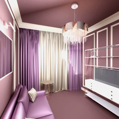 A3S H Living Room by Architect3DStudio