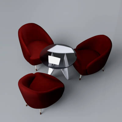 A3S H-Luxury Table and Chair