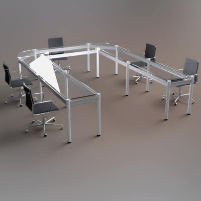 A3S H-Office Meeting Table
