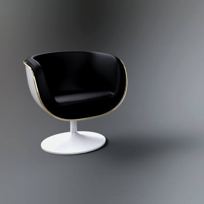 A3S-H Saloon Chair by Architect3DStudio
